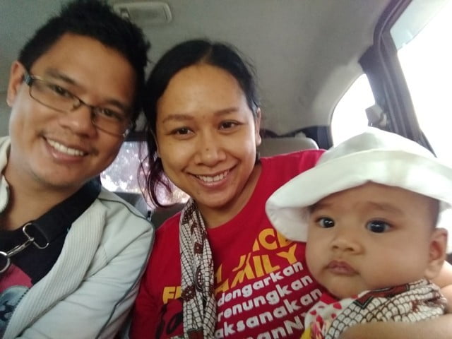 Going around Bali with a baby