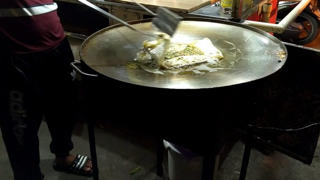 folding martaback in a square