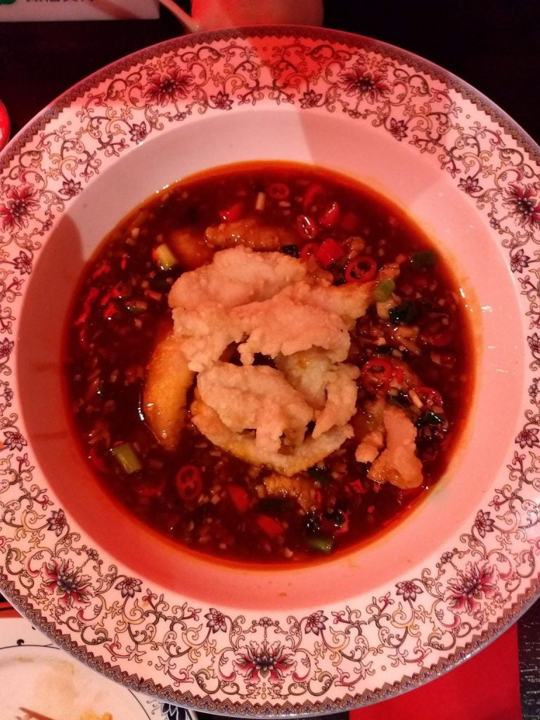 Royal Fish in Sichuan sauce