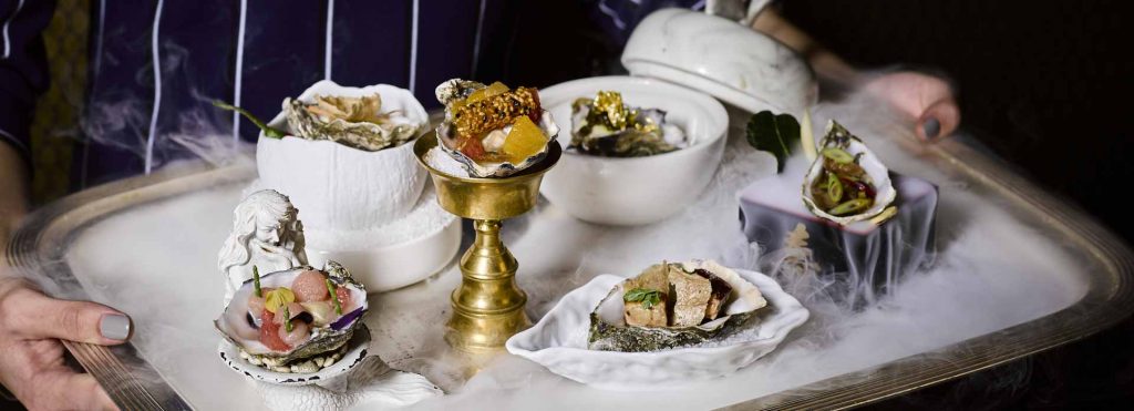 Nederlanden Michelin Star food in a tray