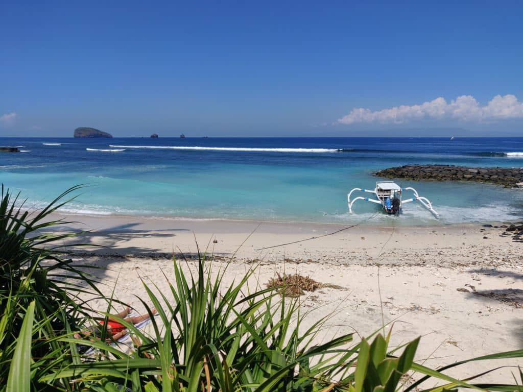 Candidasa beach in Bali